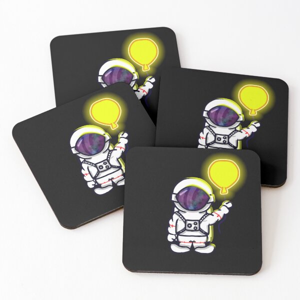 Item preview, cute astronaut holding his light bloon designed and sold by MonkiFlipp.