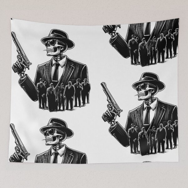 Item preview, Skeleton Boss and Mafia Family designed and sold by tasilrio.