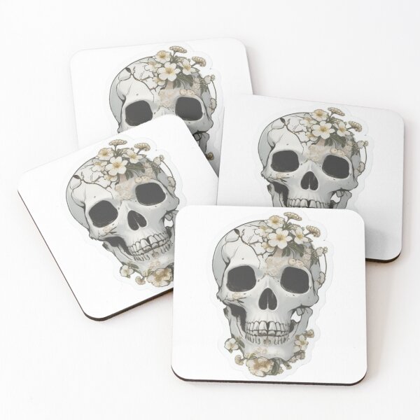 Item preview, Floral Skull Art designed and sold by Hubert  GrafikaExpressArtistry.