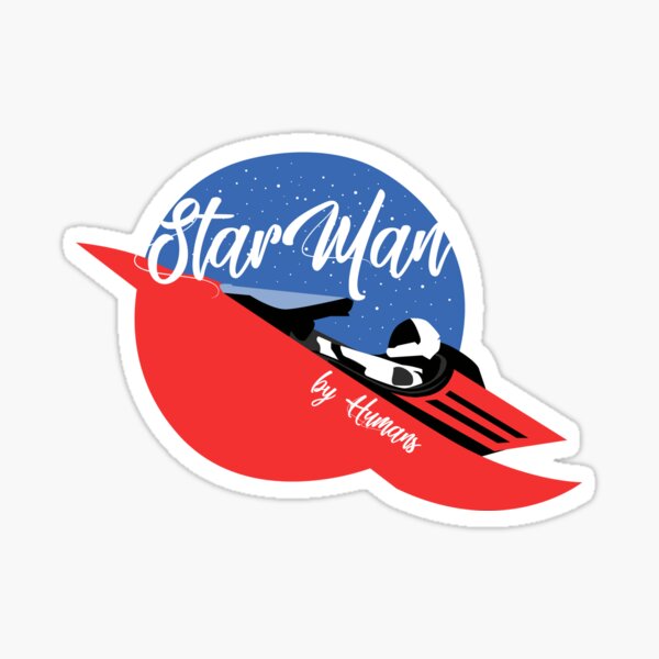 Starman by Humans Sticker