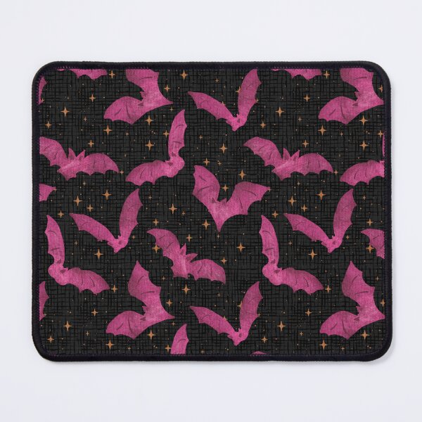 Item preview, Cute Purple Halloween Bats with Stars on Black designed and sold by BoredPixels.