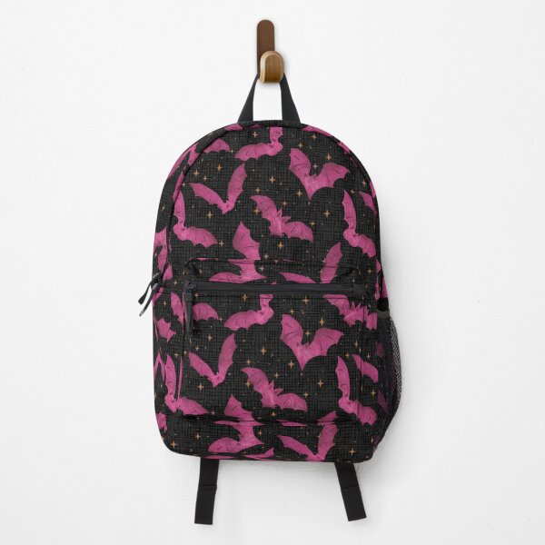 Item preview, Cute Purple Halloween Bats with Stars on Black designed and sold by BoredPixels.