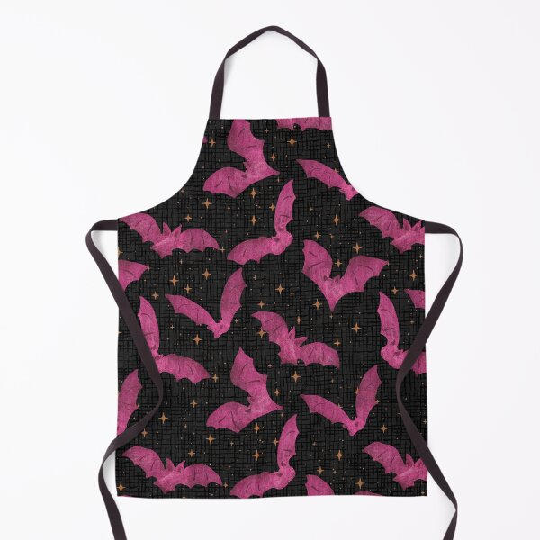 Item preview, Cute Purple Halloween Bats with Stars on Black designed and sold by BoredPixels.