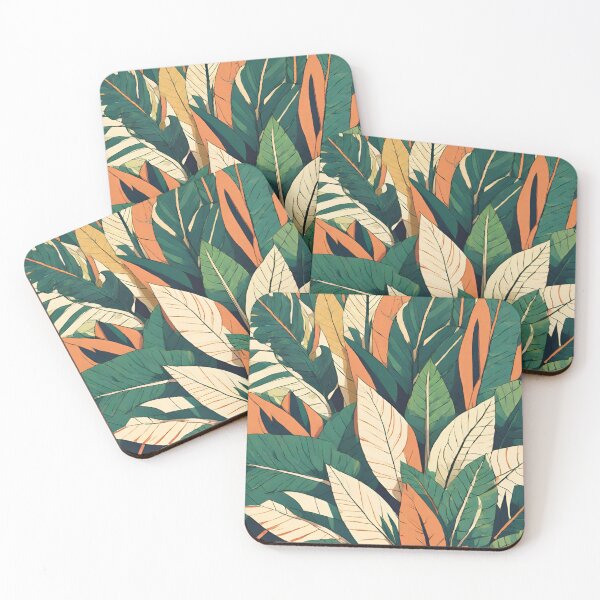 Item preview, Tropical leaves forming a compact bush designed and sold by studio468.