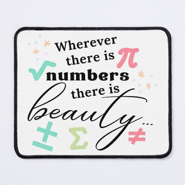 Item preview, Girl Math - Numbers is Beauty designed and sold by Netti Studio 45.