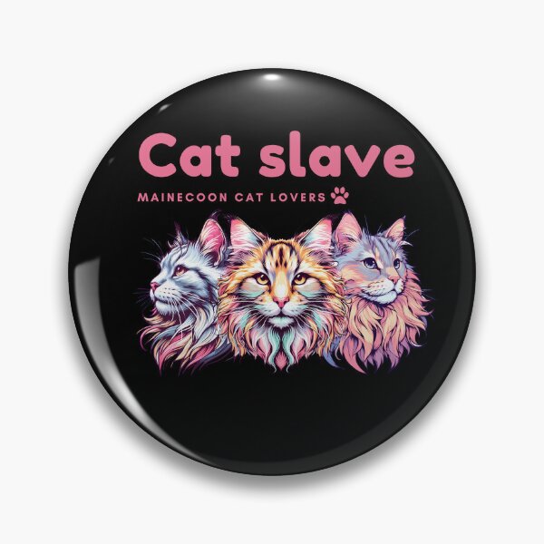 Item preview, Cat slave - MaineCoon Cat lovers - pink designed and sold by mamacub.