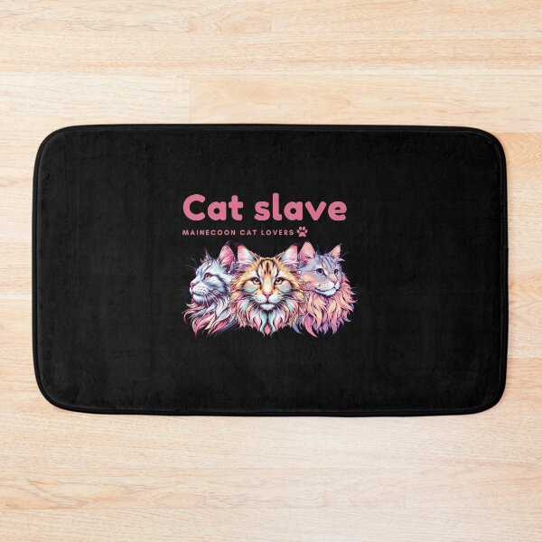 Item preview, Cat slave - MaineCoon Cat lovers - pink designed and sold by mamacub.