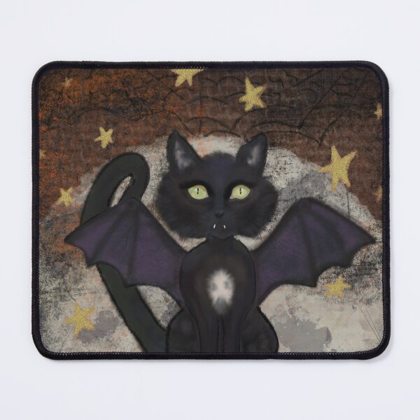 Item preview, Batty Cat Halloween  designed and sold by TwoOfHeart.