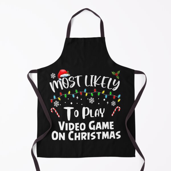 Item preview, Most Likely To Play Video Game On Christmas Santa Gaming designed and sold by Pitchou07.