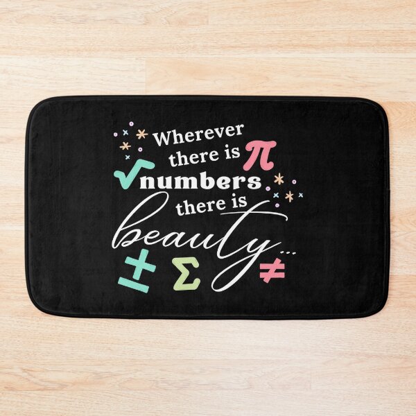 Item preview, Girl Math - Numbers is Beauty designed and sold by NettiesWallArt.