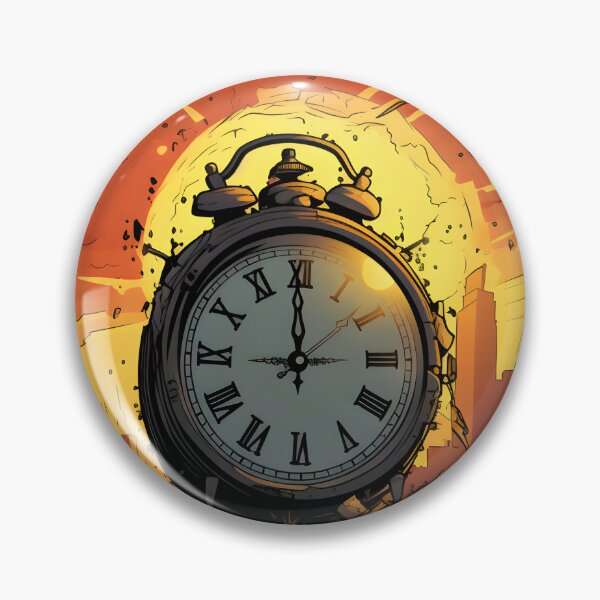 Item preview, Time's up post-apocalyptic clock designed and sold by Viesii.