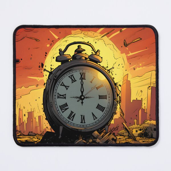 Item preview, Time's up post-apocalyptic clock designed and sold by Viesii.