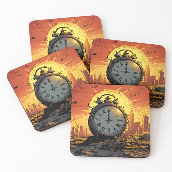 Item preview, Time's up post-apocalyptic clock designed and sold by Viesii.