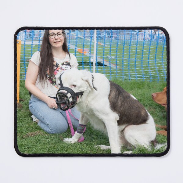 Item preview, Older dog with Owner at Knighton Park designed and sold by Woodside-RSPCA.