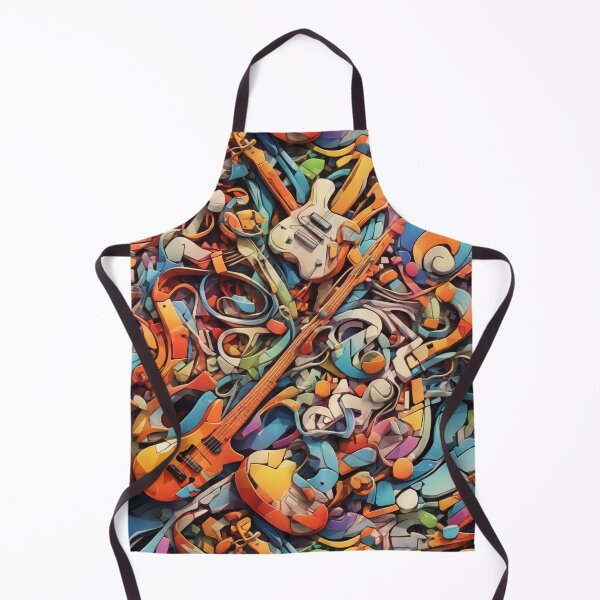 Item preview, Graffiti Mosaic Melodies: Musical Street Art  designed and sold by GracePaigePlaza.
