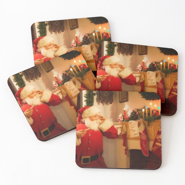 Item preview, Santa reading a Note at the Mantle designed and sold by KellyHeaton.