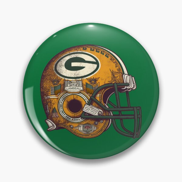 Item preview, Green Bay Football Helmet designed and sold by AllTimeBallers.