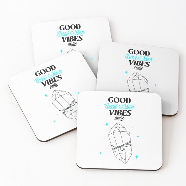 Item preview, Good Best Man Vibes Only designed and sold by CoCre8tive.