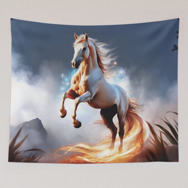 Item preview, Horse with fiery tail designed and sold by twisted-dot.