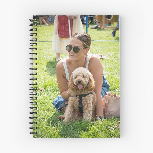 Item preview, Lady with cute crossbreed dog designed and sold by Woodside-RSPCA.
