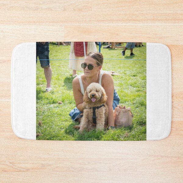 Item preview, Lady with cute crossbreed dog designed and sold by Woodside-RSPCA.