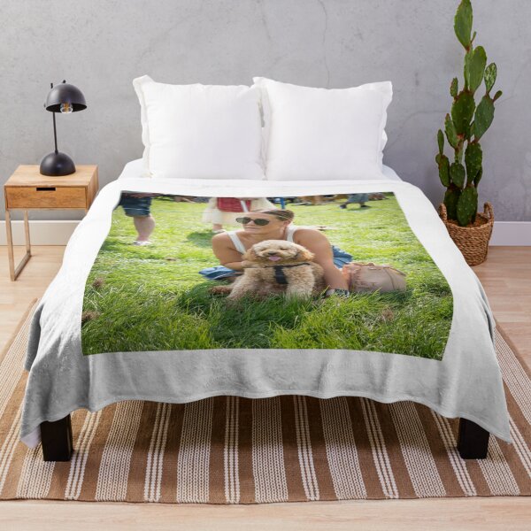 Item preview, Lady with cute crossbreed dog designed and sold by Woodside-RSPCA.
