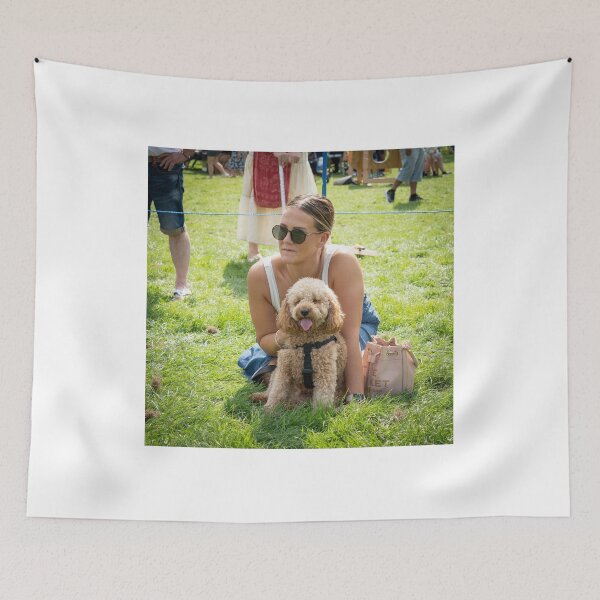 Item preview, Lady with cute crossbreed dog designed and sold by Woodside-RSPCA.