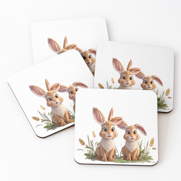 Item preview, beautiful hares designed and sold by DofinaSur.
