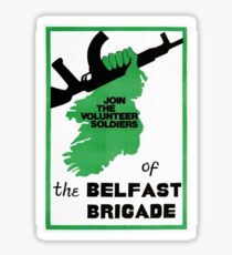 IRA poster Sticker