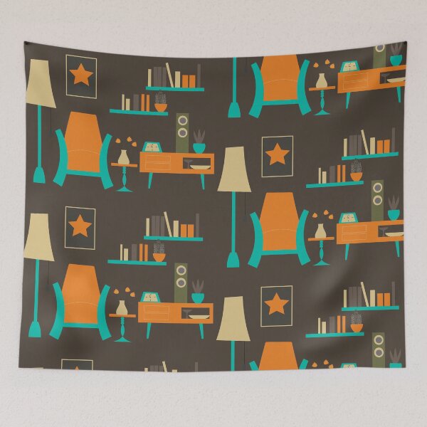 Item preview, illustration cosy room designed and sold by agacha.
