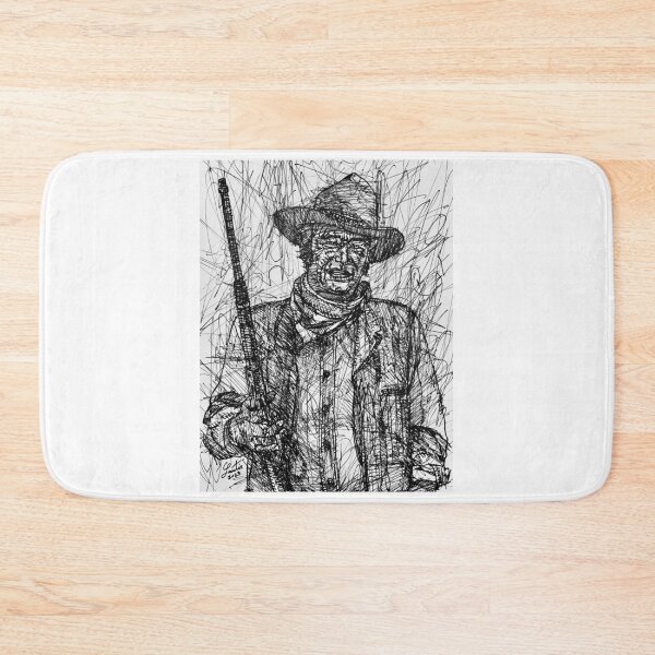 Item preview, JOHN WAYNE ink portrait .1 designed and sold by lautir.
