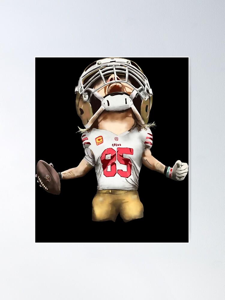 George Kittle Football Edit Tapestries 49ers - George Kittle - Sticker