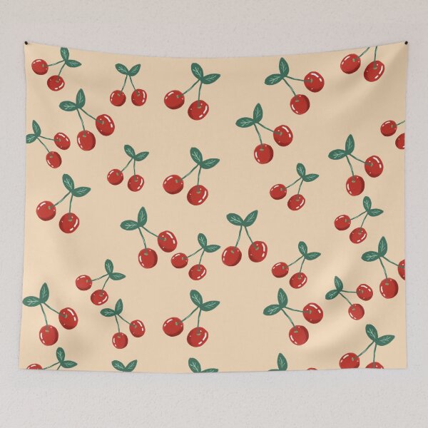Item preview, Cherries: off white  designed and sold by Asmaa Abdul-Azim.