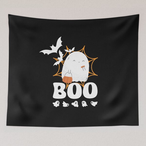 Item preview, BOO - Faboolous Cute Ghost Cartoon designed and sold by SchmancyPrints.