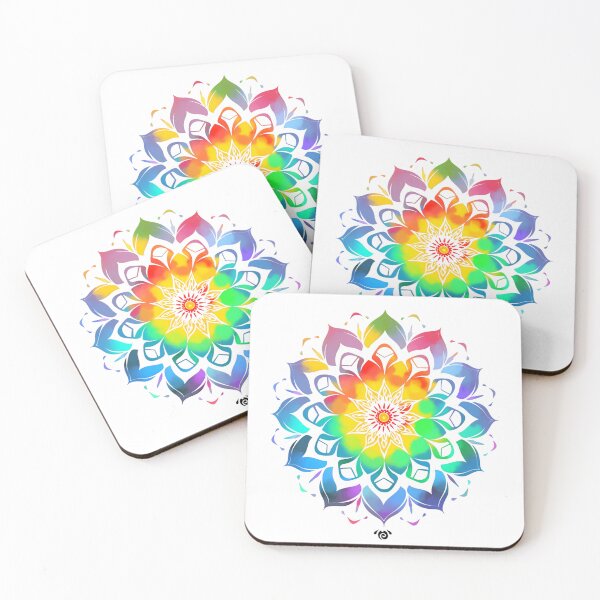 Item preview, Mandala, positive bright designer sticker, for relaxation and home designed and sold by MartynGrey.