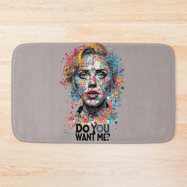 Item preview, Do You Want Me - Colorful Mosaic Woman Portrait designed and sold by TrendZ Style.