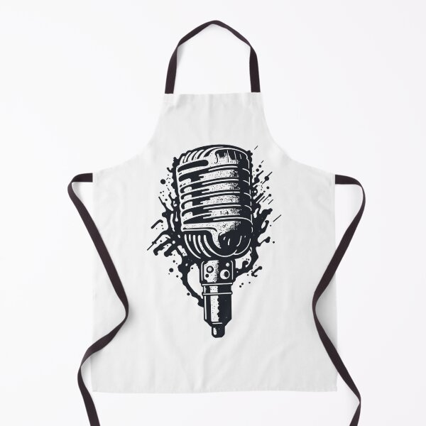 Item preview, Colorful mic graphic illustration design designed and sold by The Funscape Store.