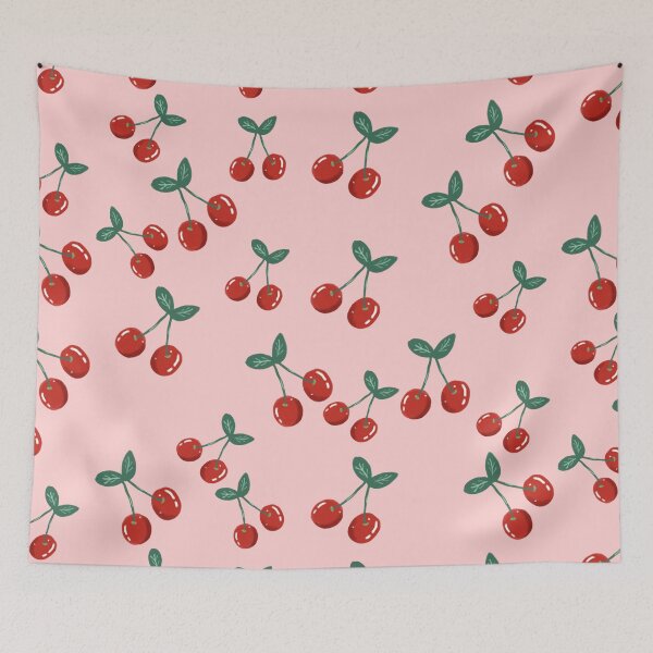 Item preview,  Cherries: Pink  designed and sold by Asmaa Abdul-Azim.