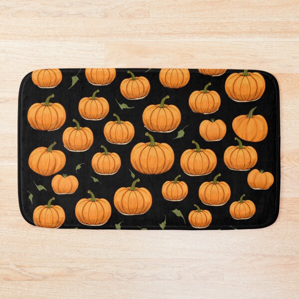 Item preview, halloween pumpkins and leaves, fairytale style pattern designed and sold by in-leggings.