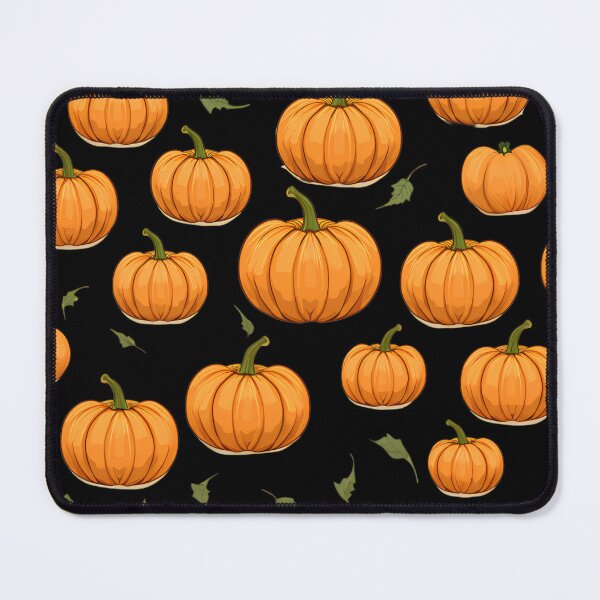 Item preview, halloween pumpkins and leaves, fairytale style pattern designed and sold by in-leggings.