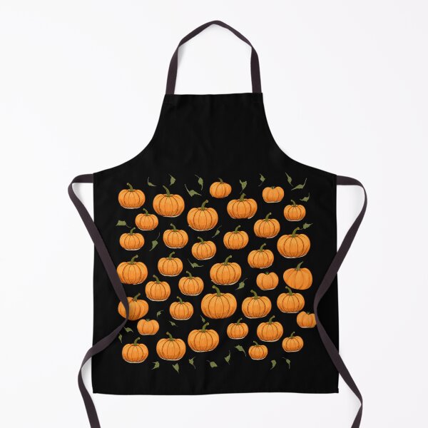 Item preview, halloween pumpkins and leaves, fairytale style pattern designed and sold by in-leggings.