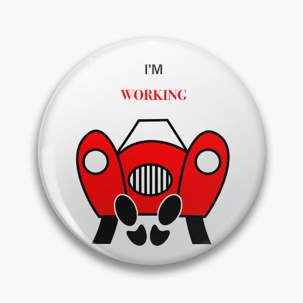 Item preview, I'm Working, the busy person design. designed and sold by trevordaltonart.
