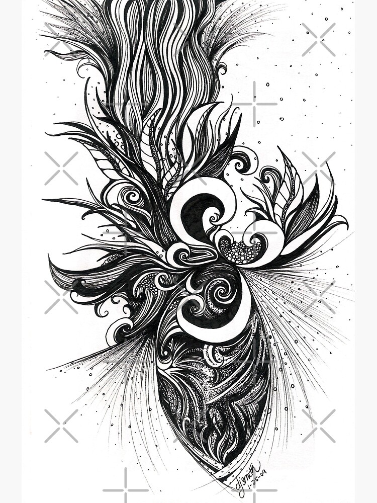 Restless, Ink Drawing by djsmith70