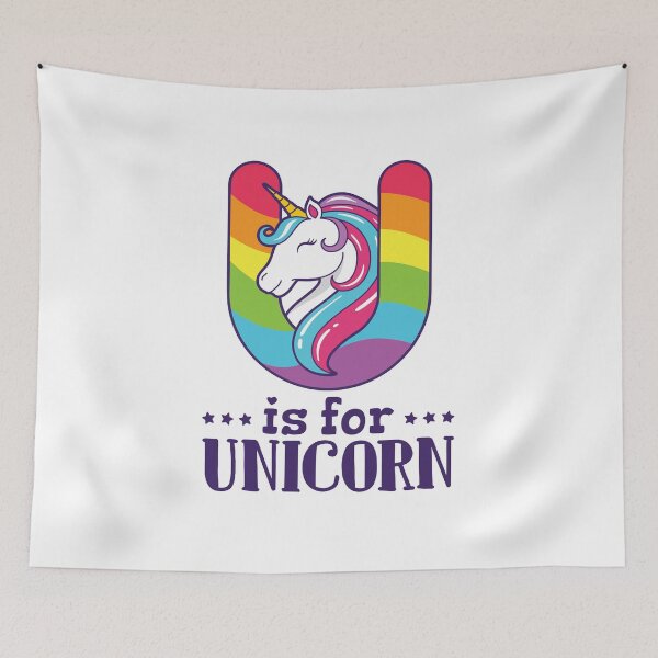 Item preview, U Is for Unicorn designed and sold by jaygo.