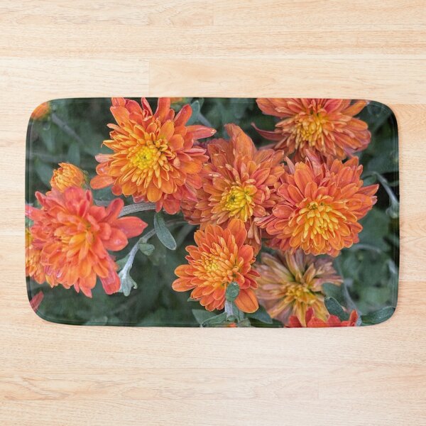 Item preview, Orange Mums Walk designed and sold by bloomingvine.