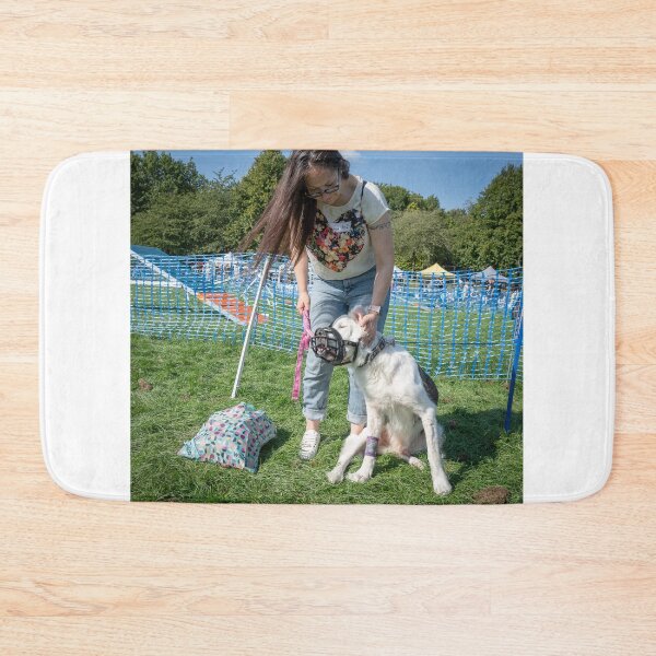 Item preview, Older dog having his ears scratched designed and sold by Woodside-RSPCA.