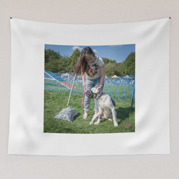 Item preview, Older dog having his ears scratched designed and sold by Woodside-RSPCA.