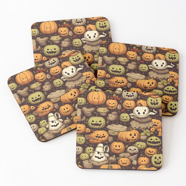 Item preview, Halloween pumkins seamless designed and sold by Witchanun Komutthong.