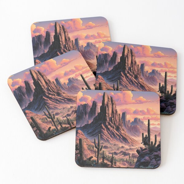 Item preview, Dark and Light at Superstition Mountains designed and sold by BlauesSternWolf.