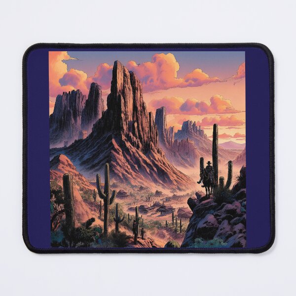Item preview, Dark and Light at Superstition Mountains designed and sold by BlauesSternWolf.